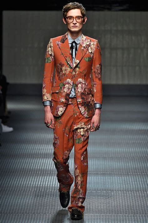 green gucci suit|gucci floral suit.